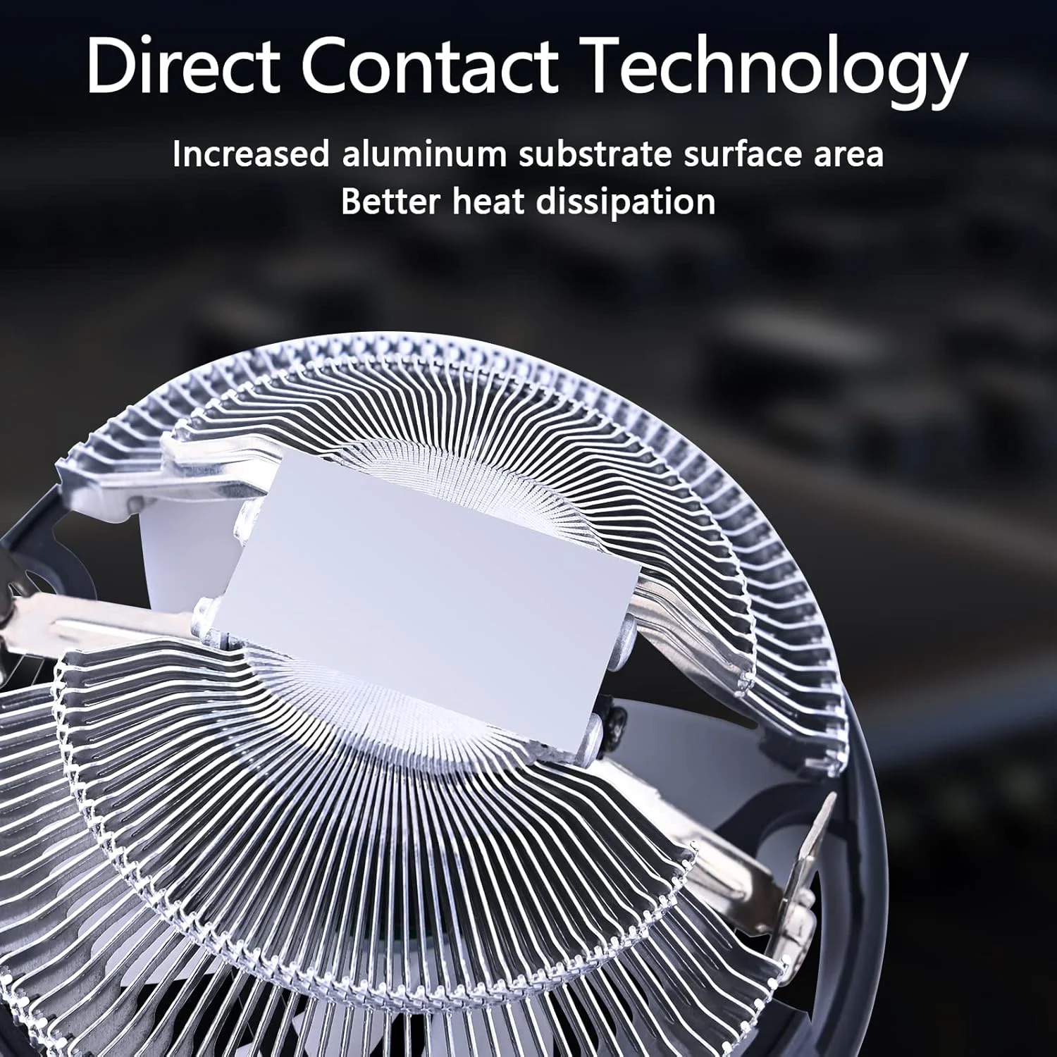 فن پردازنده مرکزی (CPU) با سرعت 1500 دور در دقیقه، فن خنک کننده CPU آلومینیومی اکسترود شده 120 میلی متری برای خنک کردن CPU کامپیوتر، برای Intel LGA 1155 1151 775 1366 (RGB ثابت، سری C، نسل دوم)