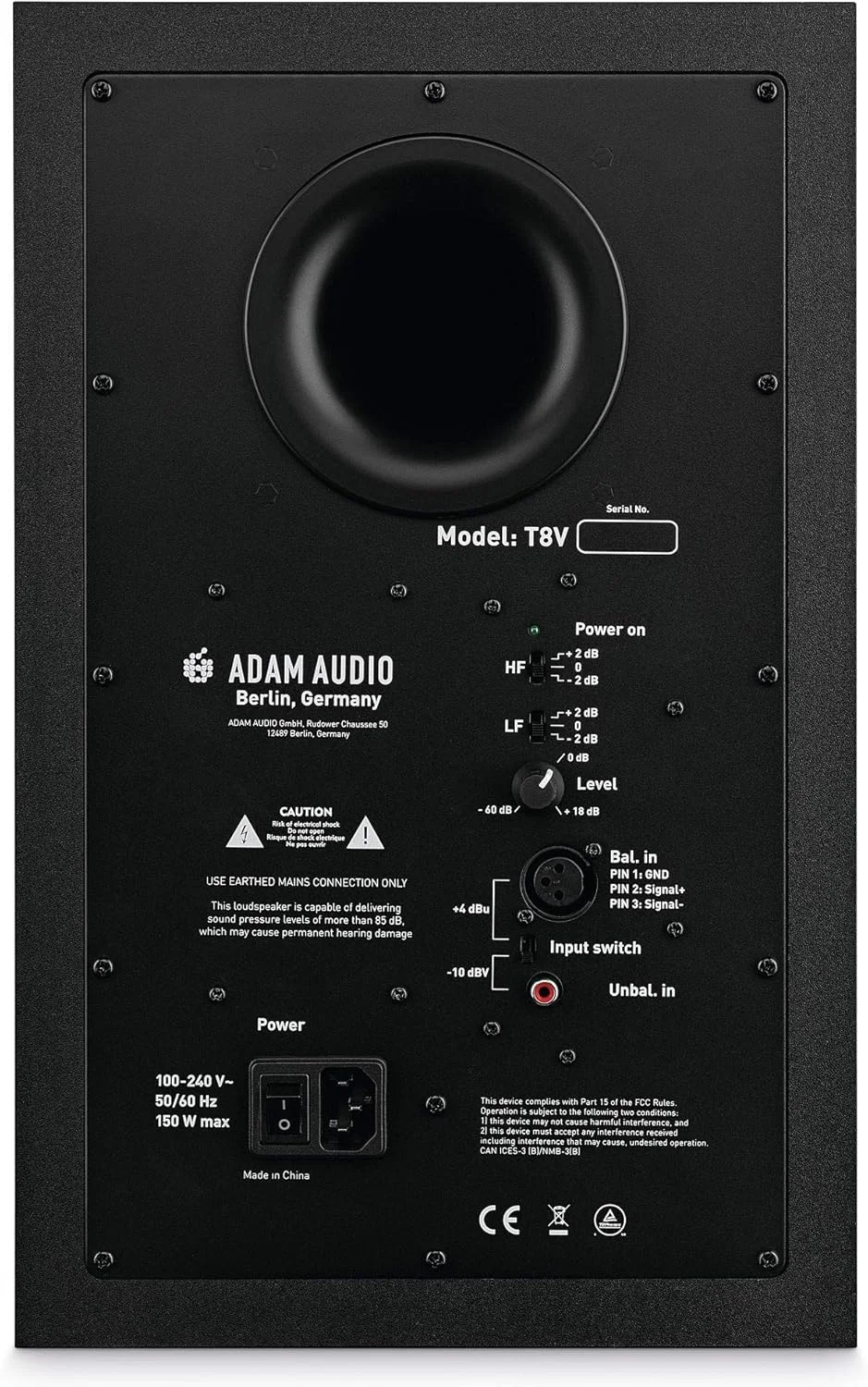 مانیتور استودیویی ADAM Audio T8V برای ضبط، میکس و مسترینگ با کیفیت استودیویی مانیتور استودیویی ADAM Audio T8V برای ضبط، میکس و مسترینگ با کیفیت استودیویی