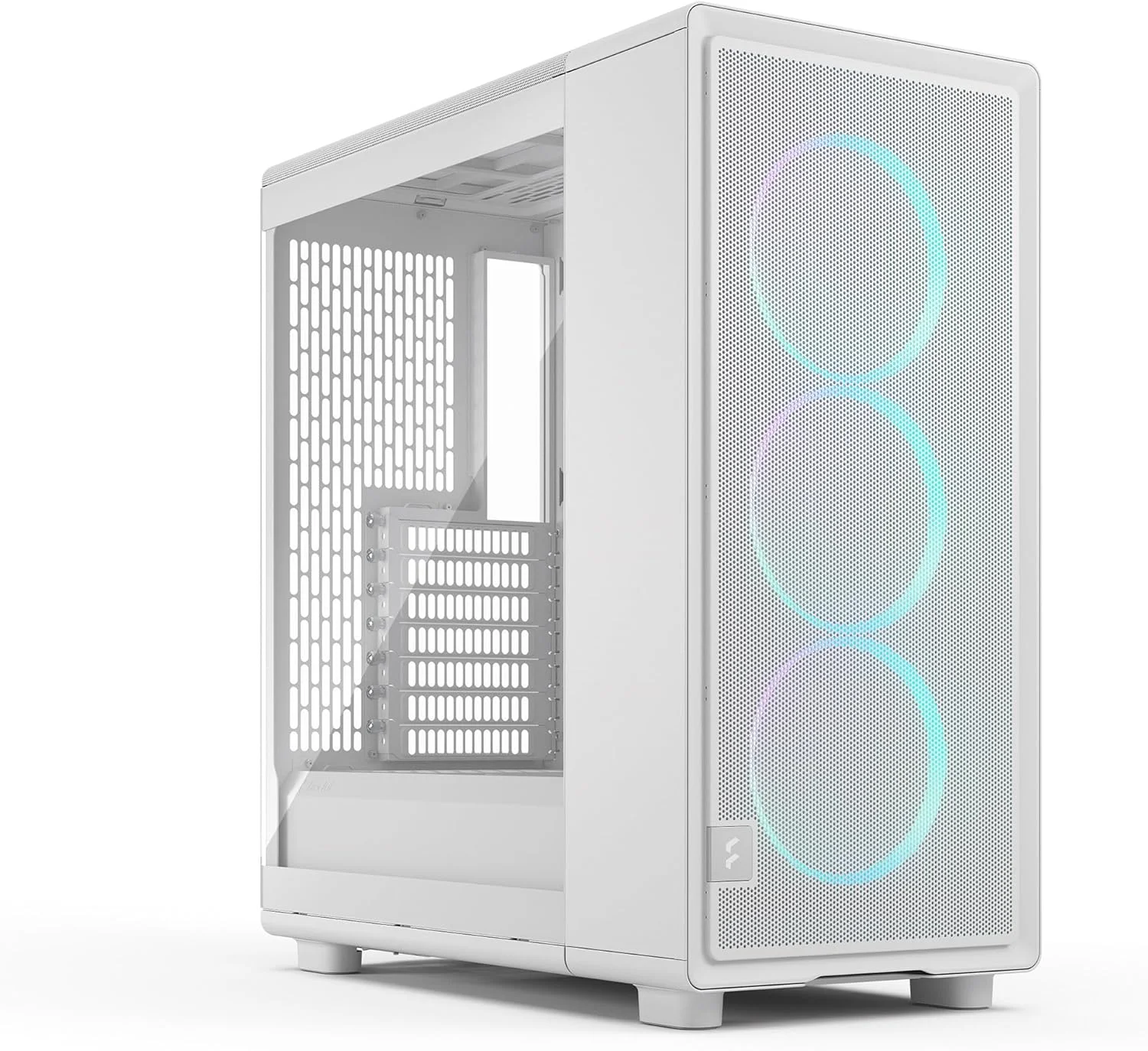 کیس کامپیوتر گیمینگ Fractal Design Epoch سفید RGB - شیشه حرارت دیده شفاف - جریان هوای بالا - پنل جلویی مشبک - شامل سه فن Momentum 12 RGB - فضای داخلی بزرگ - پشتیبانی از ATX/mATX/ITX کیس کامپیوتر گیمینگ Fractal Design Epoch سفید RGB - شیشه حرارت دیده شفاف - جریان هوای بالا - پنل جلویی مشبک - شامل سه فن Momentum 12 RGB - فضای داخلی بزرگ - پشتیبانی از ATX/mATX/ITX