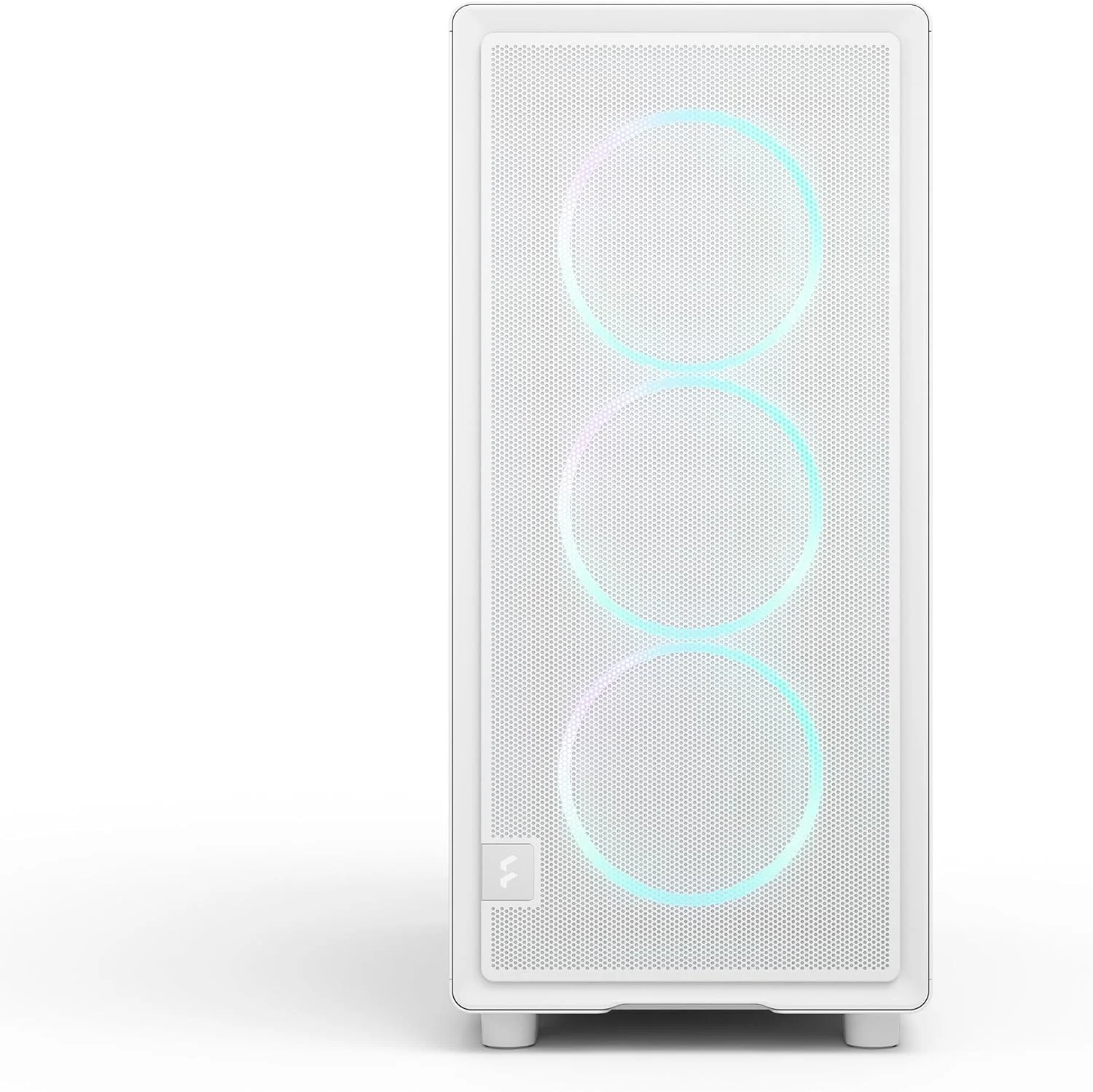 کیس کامپیوتر گیمینگ Fractal Design Epoch سفید RGB - شیشه حرارت دیده شفاف - جریان هوای بالا - پنل جلویی مشبک - شامل سه فن Momentum 12 RGB - فضای داخلی بزرگ - پشتیبانی از ATX/mATX/ITX