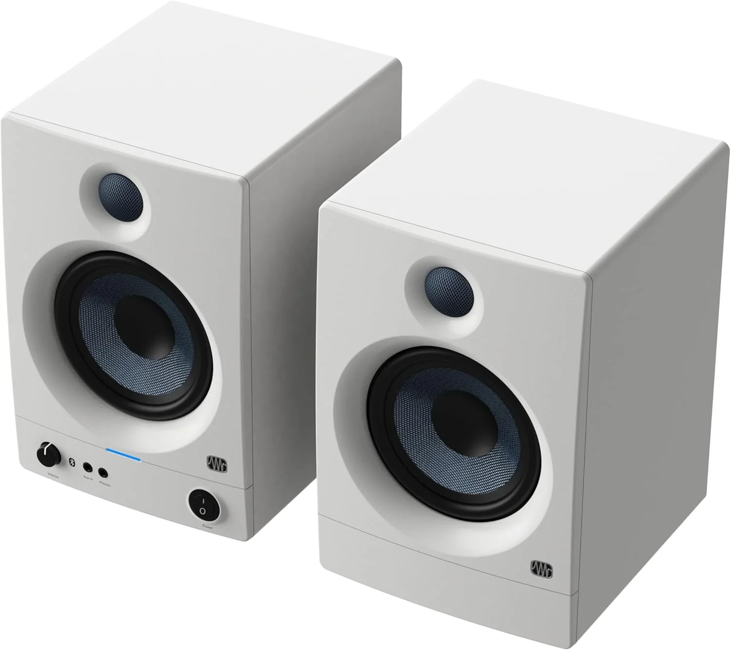 مانیتورهای مرجع رسانه ای 5.25 اینچی PreSonus Eris 5BT سفید با فناوری بی سیم بلوتوث مانیتورهای مرجع رسانه ای 5.25 اینچی PreSonus Eris 5BT سفید با فناوری بی سیم بلوتوث