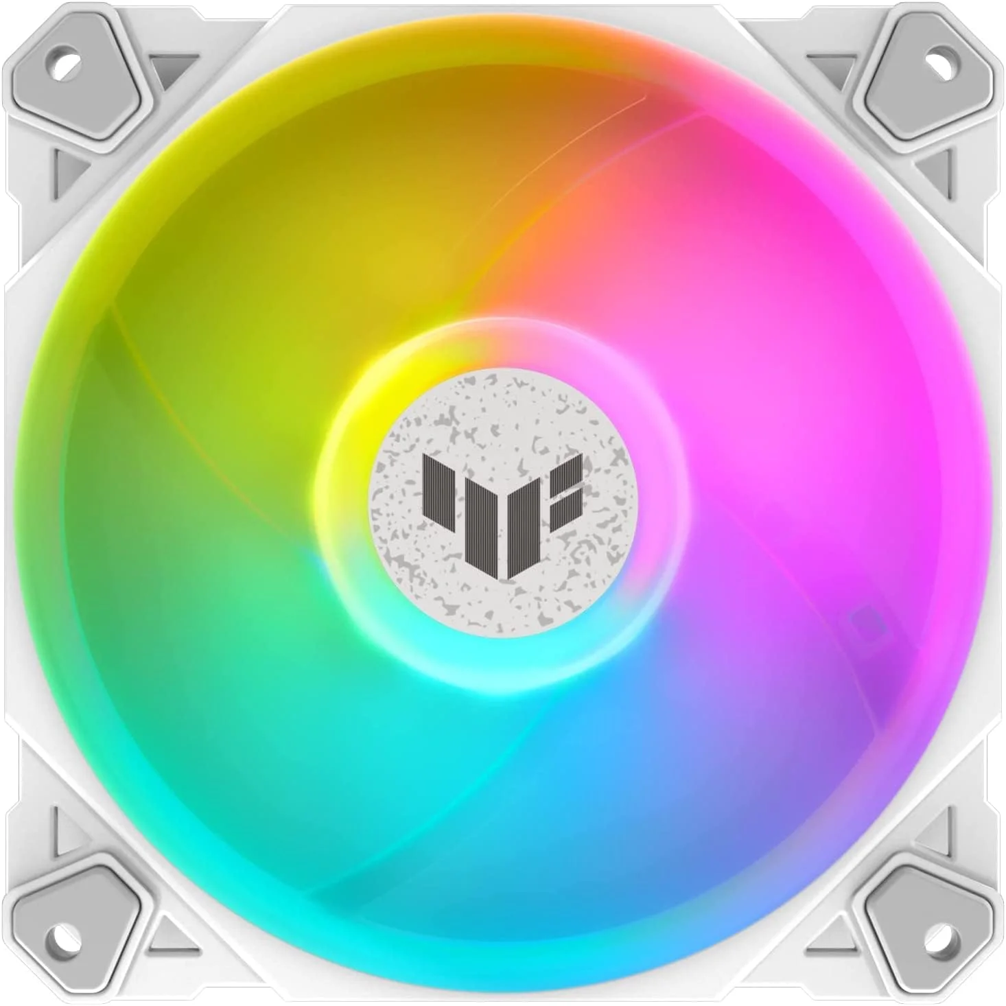 فن کیس ASUS TUF Gaming TF120 ARGB نسخه سفید - تک عددی (یک عدد، Aura Sync، فن ARGB بی صدا و آدرس پذیر، کنترل PWM، سفید)