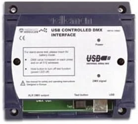 اینترفیس DMX کنترل شده با USB (مونتاژ شده)