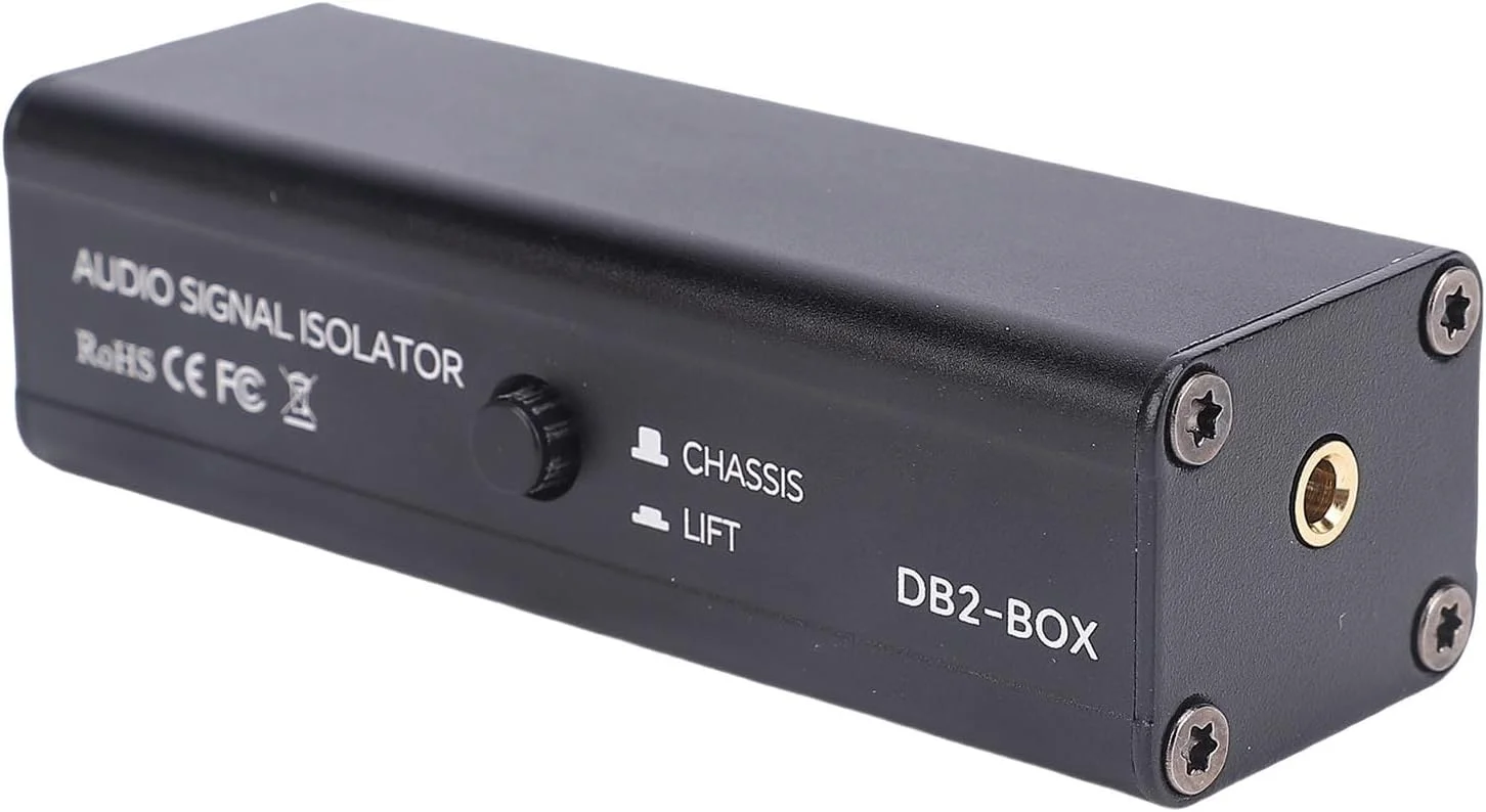 ایزولاتور گراند لوپ، آلیاژ آلومینیوم، فیلتر نویز، برای دستگاه های خودرو و سیستم های سینمای خانگی