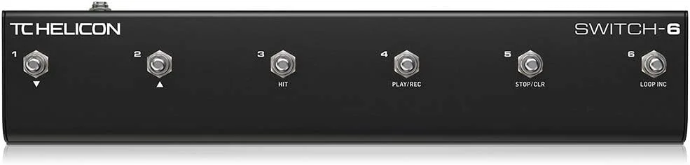 پدال 6-دکمه ای TC Helicon برای کنترل افکت های بیشتر