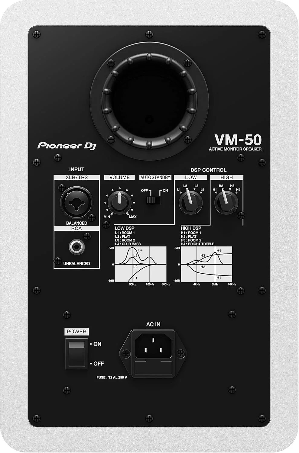 اسپیکر مانیتور اکتیو 5.25 اینچی پایونیر DJ مدل VM-50 - سفید اسپیکر مانیتور اکتیو 5.25 اینچی پایونیر DJ مدل VM-50 - سفید