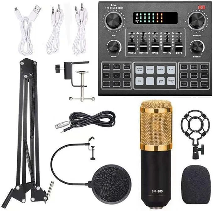 کارت صدا و بسته میکروفون BM800 Pro کارت صدا و بسته میکروفون BM800 Pro