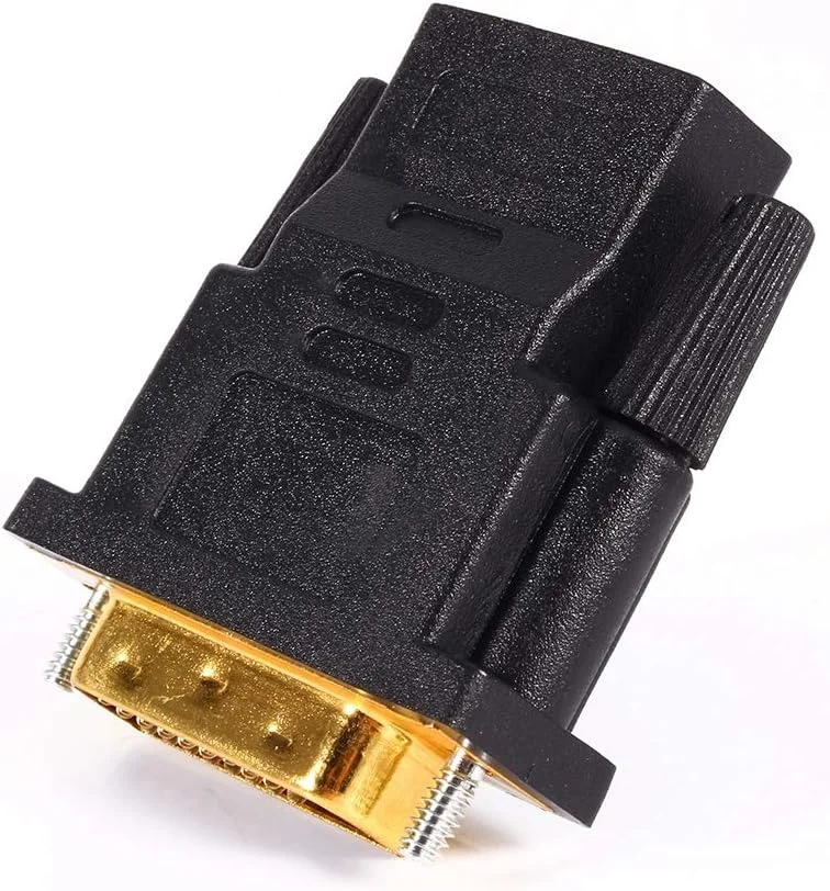 مبدل DVI به  تبدیل کننده PC، پلاگ DVI 24+1 به سوکت برای PC و HDTV با سیگنال دیجیتال بدون