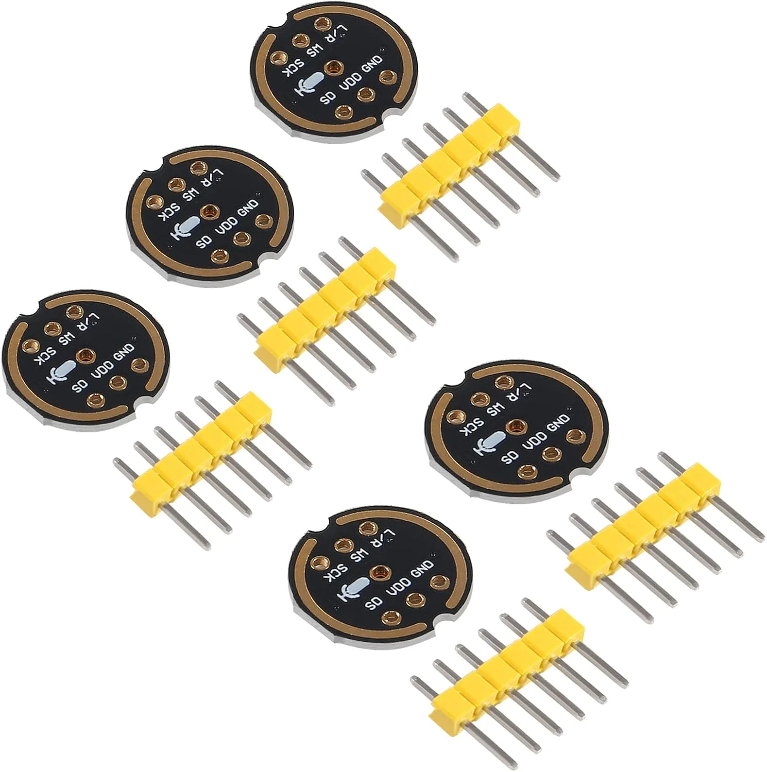 ماژول میکروفون همه جهته INMP441 با رابط I2S، دقت بالا، توان پایین و حجم بسیار کوچک (5 عددی) مناسب برای ESP32