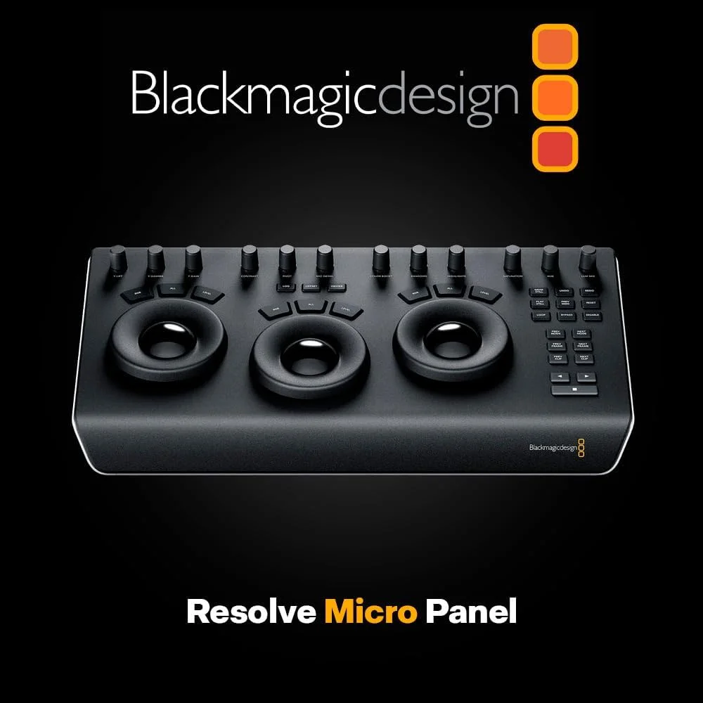 پنل میکرو DaVinci Resolve Blackmagic Design | پنل کنترل قابل حمل و کم حجم پنل میکرو DaVinci Resolve Blackmagic Design | پنل کنترل قابل حمل و کم حجم