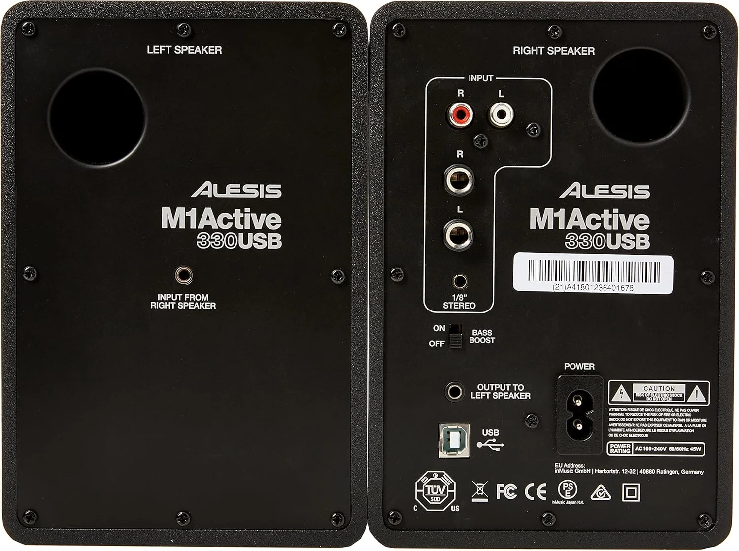 اسپیکر دسکتاپ حرفه ای USB مدل Alesis M1Active 330 USB (جفت) با رابط صوتی USB، ووفر آلومینیومی 3 اینچی و تقویت کننده باس، M1A330 USB، M1Active 330B اسپیکر دسکتاپ حرفه ای USB مدل Alesis M1Active 330 USB (جفت) با رابط صوتی USB، ووفر آلومینیومی 3 اینچی و تقویت کننده باس، M1A330 USB، M1Active 330B