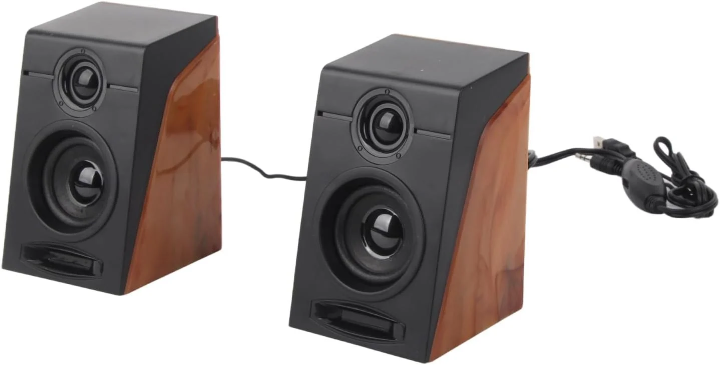 سیستم صوتی USB، بیس عمیق قدرتمند، اسپیکرهای رومیزی با قابلیت تنظیم صدا برای کامپیوتر یا لپ تاپ، با سازگاری گسترده سیستم صوتی USB، بیس عمیق قدرتمند، اسپیکرهای رومیزی با قابلیت تنظیم صدا برای کامپیوتر یا لپ تاپ، با سازگاری گسترده