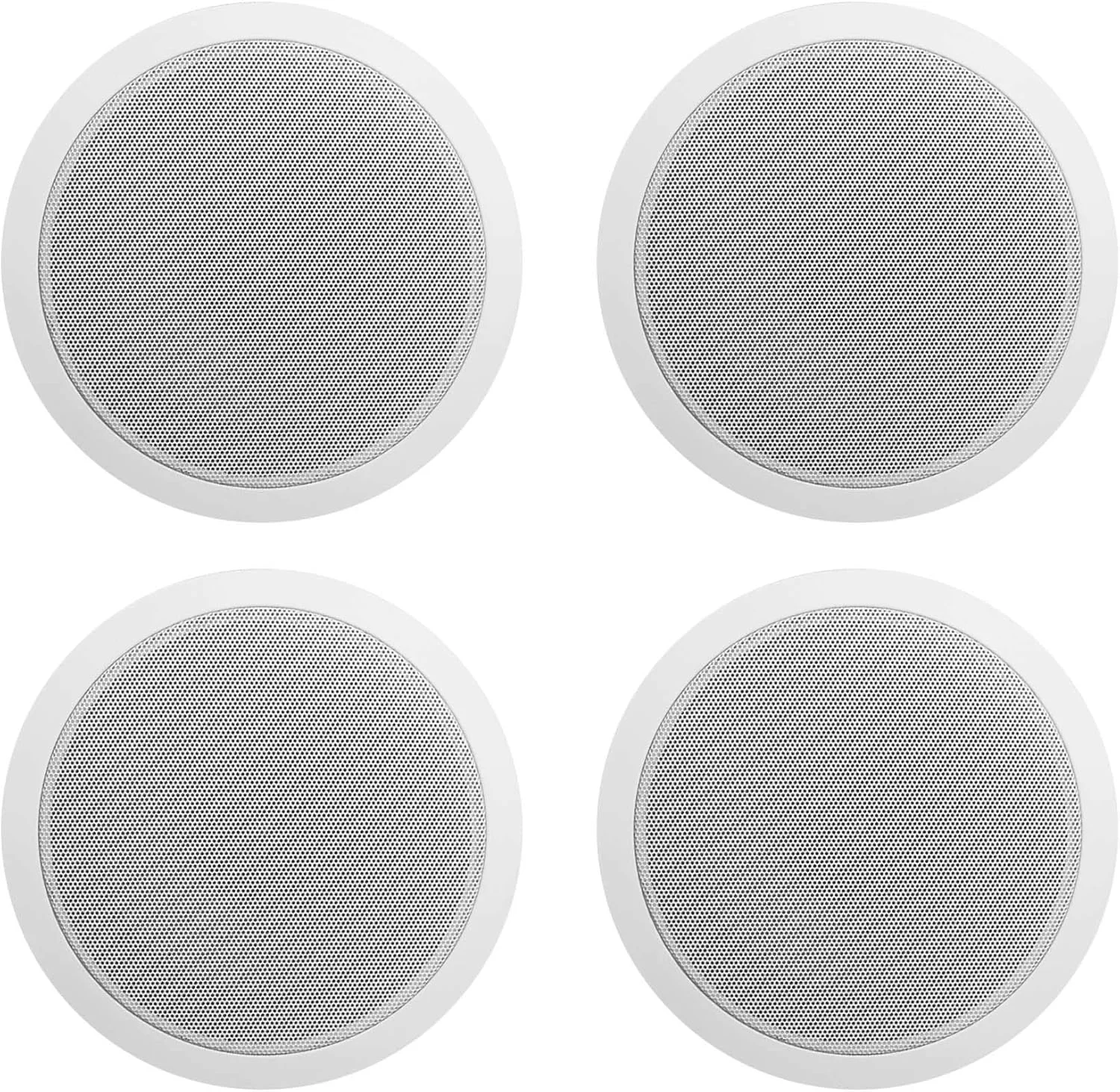 بلندگو سقفی تجاری 6 اینچی Rockville 70V مدل CCL6T، مناسب رستوران/اداره، سفید (4 عدد) بلندگو سقفی تجاری 6 اینچی Rockville 70V مدل CCL6T، مناسب رستوران/اداره، سفید (4 عدد)