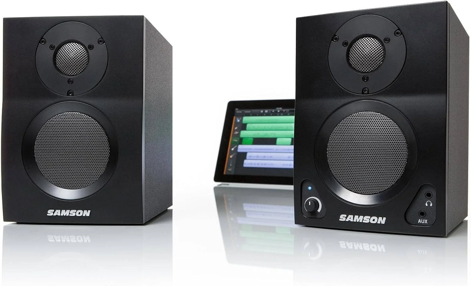 مانیتورهای استودیویی اکتیو بلوتوث دار Samson MediaOne BT3 (بسته 2 عددی) مانیتورهای استودیویی اکتیو بلوتوث دار Samson MediaOne BT3 (بسته 2 عددی)