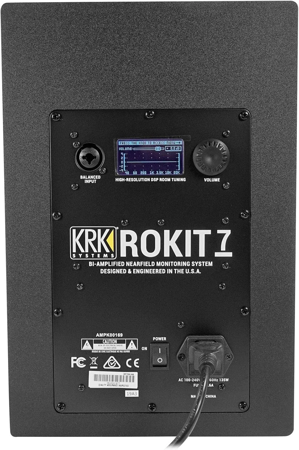 مانیتور استودیویی KRK ROKIT7G4، سایز 7 اینچ، مشکی مانیتور استودیویی KRK ROKIT7G4، سایز 7 اینچ، مشکی