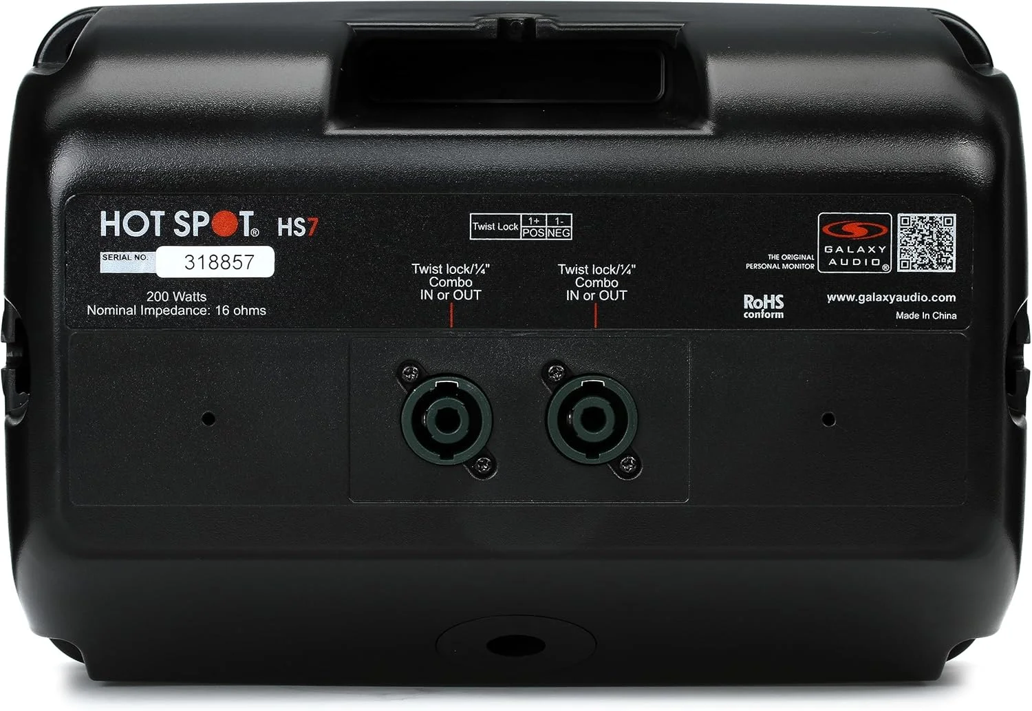 مانیتور شخصی گالکسی آدیو مدل HS7 هات اسپات با کنترل صدا مانیتور شخصی گالکسی آدیو مدل HS7 هات اسپات با کنترل صدا