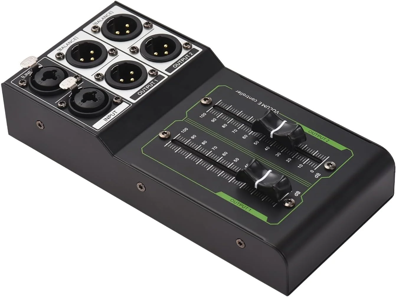 تنظیم کننده صدا با کنترل حجم غیرفعال Fafeicy، دستگیره فلزی بادوام 70 میلی متری، ورودی و خروجی چندگانه، پخش کننده های DVD، کامپیوترها تنظیم کننده صدا با کنترل حجم غیرفعال Fafeicy، دستگیره فلزی بادوام 70 میلی متری، ورودی و خروجی چندگانه، پخش کننده های DVD، کامپیوترها