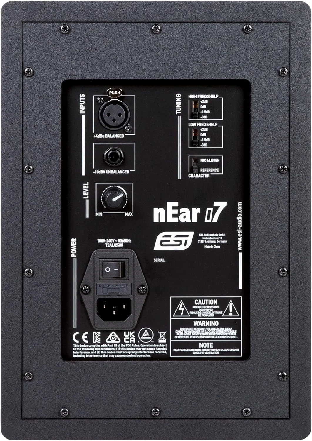 مانیتور استودیویی مرجع ESI Near i7 6.5 اینچ، بلندگوی اکتیو 2-Way، ایده آل برای تولید موسیقی Near-Field، مانیتورینگ استودیو و کامپیوترهای رومیزی، صدای با کیفیت استودیو، فروش به صورت تکی مانیتور استودیویی مرجع ESI Near i7 6.5 اینچ، بلندگوی اکتیو 2-Way، ایده آل برای تولید موسیقی Near-Field، مانیتورینگ استودیو و کامپیوترهای رومیزی، صدای با کیفیت استودیو، فروش به صورت تکی