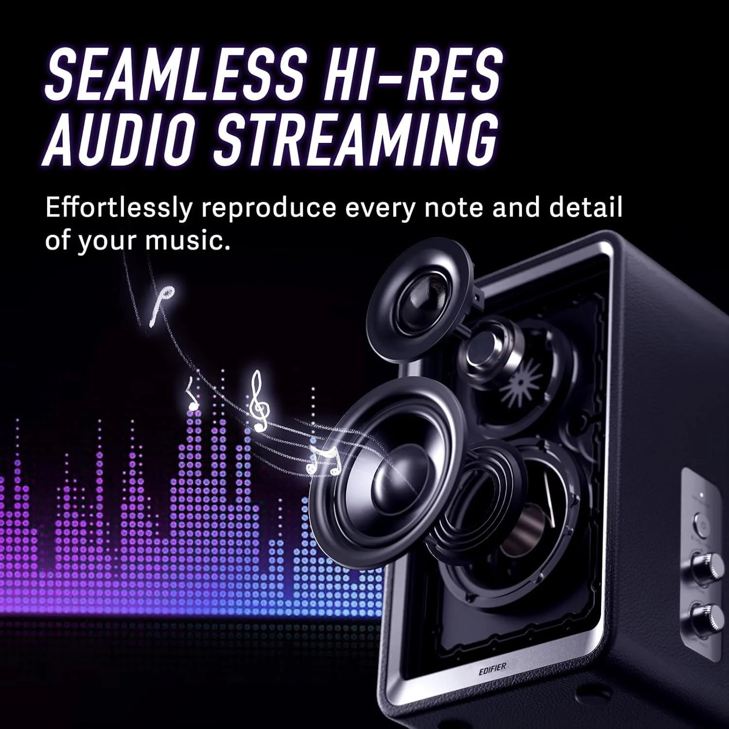 اسپیکرهای مانیتور فعال Edifier QR65 با عملکرد شارژر سریع 65 واتی GaN، اسپیکرهای کامپیوتر بلوتوثی 70 واتی RMS با صدای بی سیم Hi-Res 24 بیتی، خروجی ساب ووفر و جلوه های نوری (مشکی) اسپیکرهای مانیتور فعال Edifier QR65 با عملکرد شارژر سریع 65 واتی GaN، اسپیکرهای کامپیوتر بلوتوثی 70 واتی RMS با صدای بی سیم Hi-Res 24 بیتی، خروجی ساب ووفر و جلوه های نوری (مشکی)