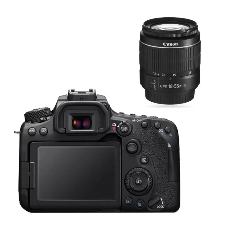 دوربین دیجیتال کانن Canon EOS 90D DSLR به همراه لنز 18-55 DC III
