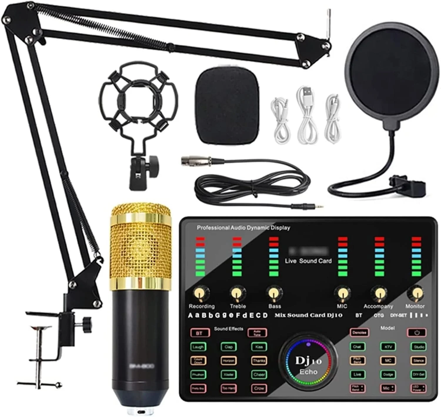کارت صدا مدل DJ10 مناسب برای استریم و کارائوکه
