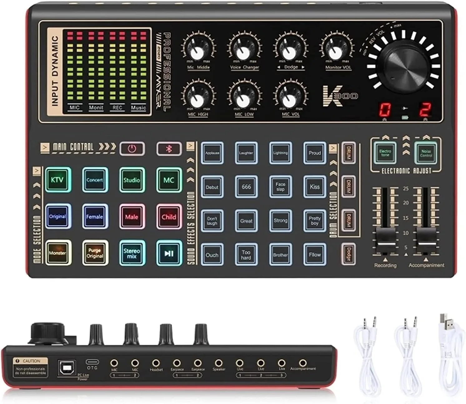 کارت صدا و میکسر صوتی مدل Live Sound Card