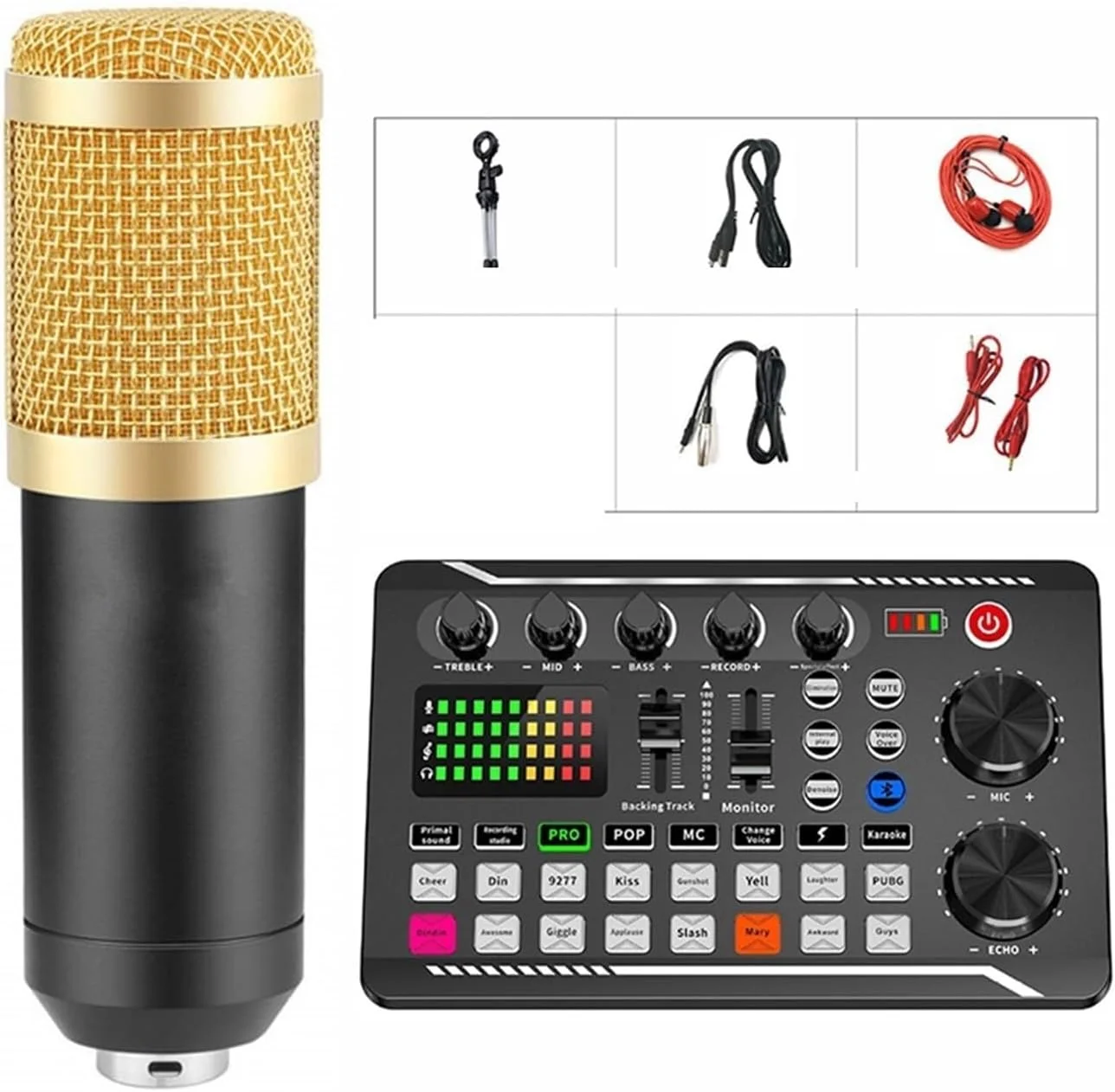 کارت صدا و میکروفون استودیویی مدل F998