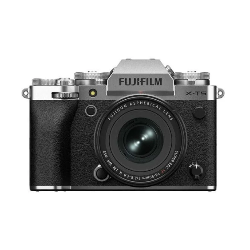 دوربین بدون آینه فوجی فیلم FUJIFILM X-T5 همراه با لنز XF 16-50mm f/2.8-4.8 (رنگ نقره ای)