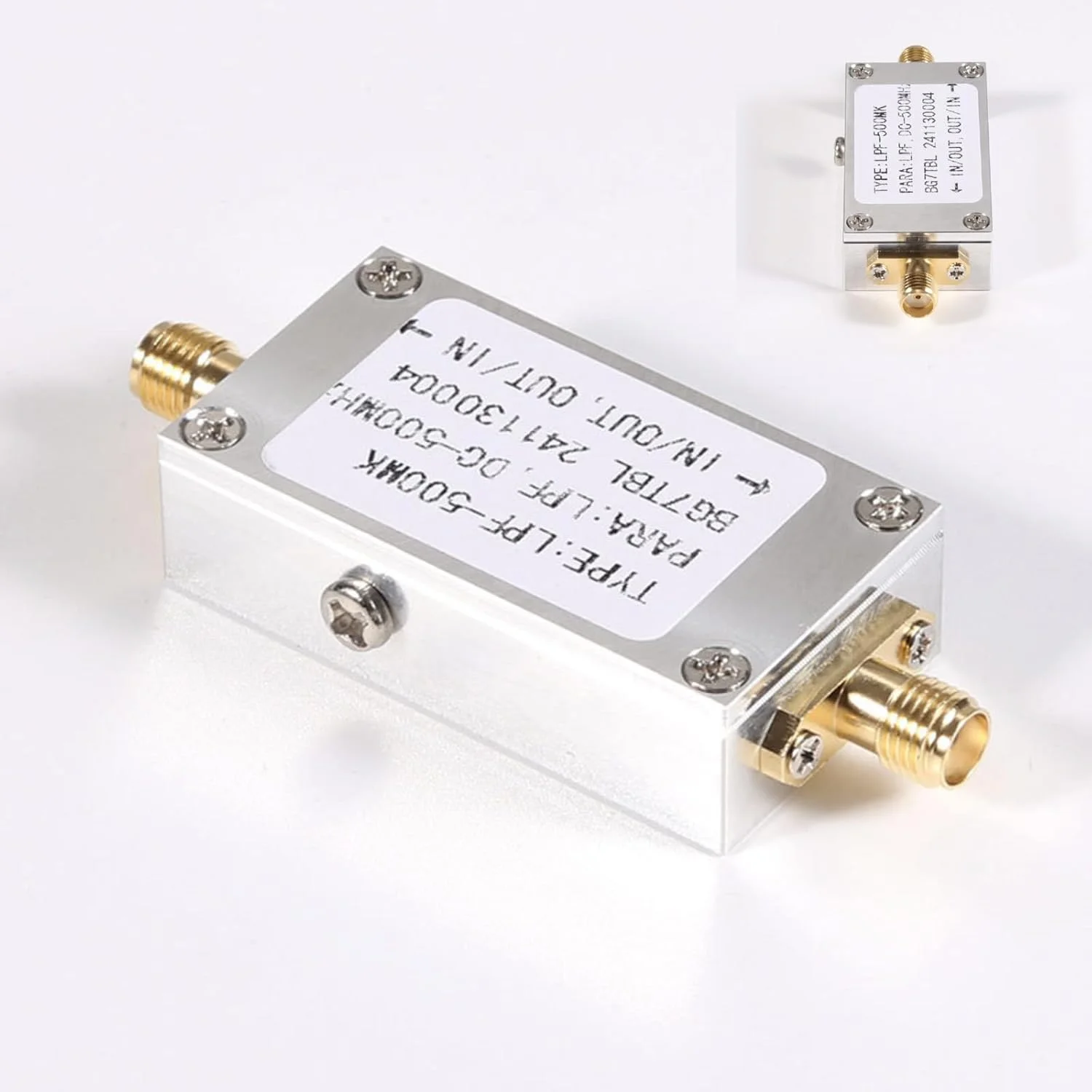 فیلتر پایین گذر LPF-500MK رابط SMA DC-500MHZ