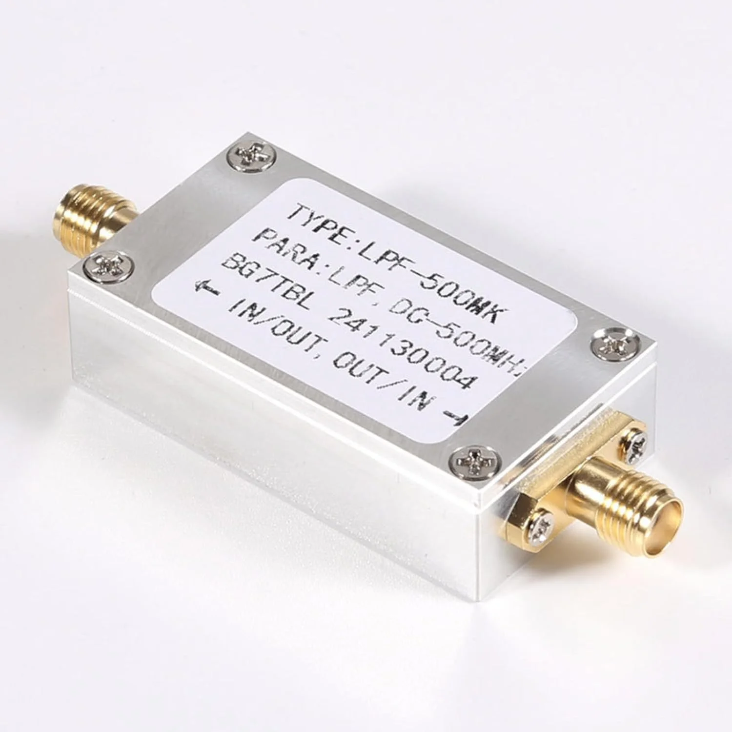 فیلتر پایین گذر LPF-500MK رابط SMA DC-500MHZ فیلتر پایین گذر LPF-500MK رابط SMA DC-500MHZ