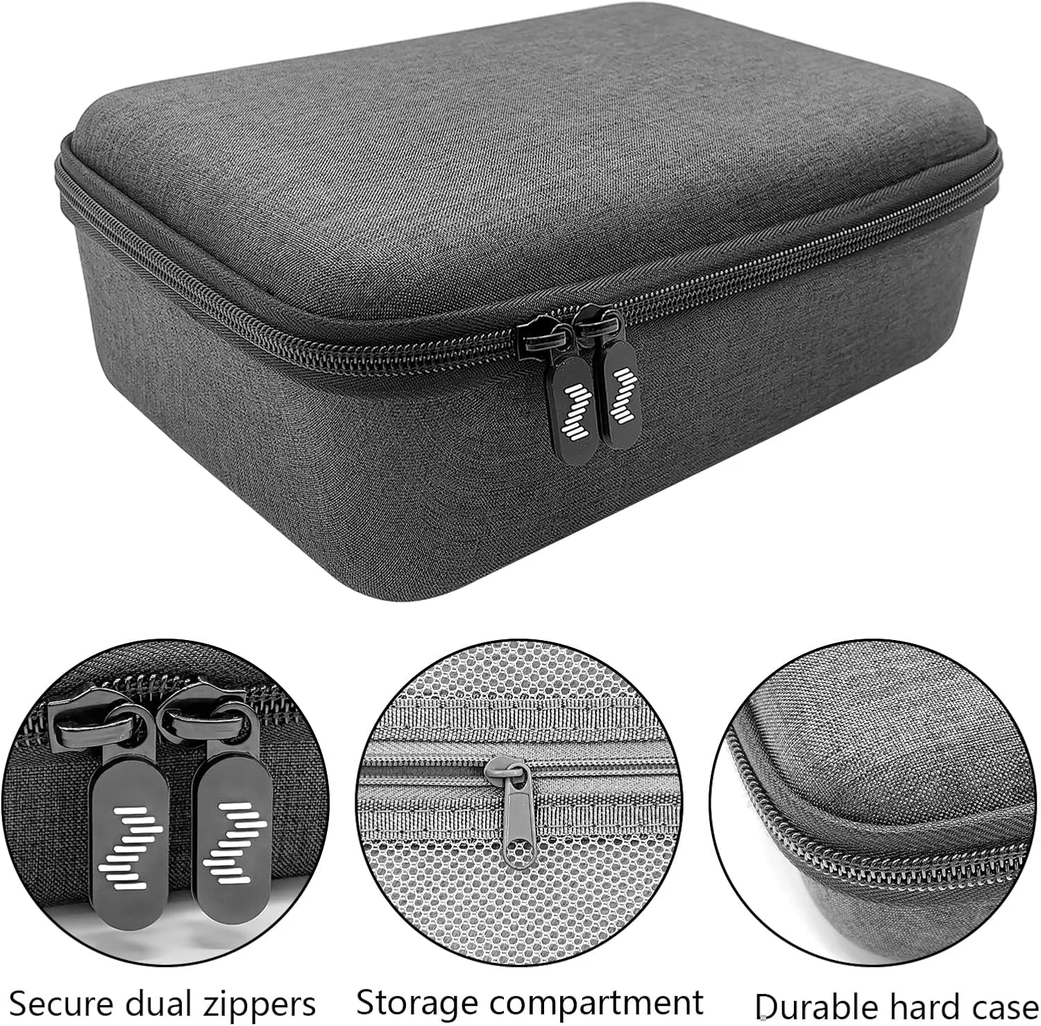 کیف هارد مخملی ممتاز سازگار با کارت صدای Solid State Logic SSL 2 یا 2+، کیف حمل محافظتی مسافرتی (خاکستری) کیف هارد مخملی ممتاز سازگار با کارت صدای Solid State Logic SSL 2 یا 2+، کیف حمل محافظتی مسافرتی (خاکستری)