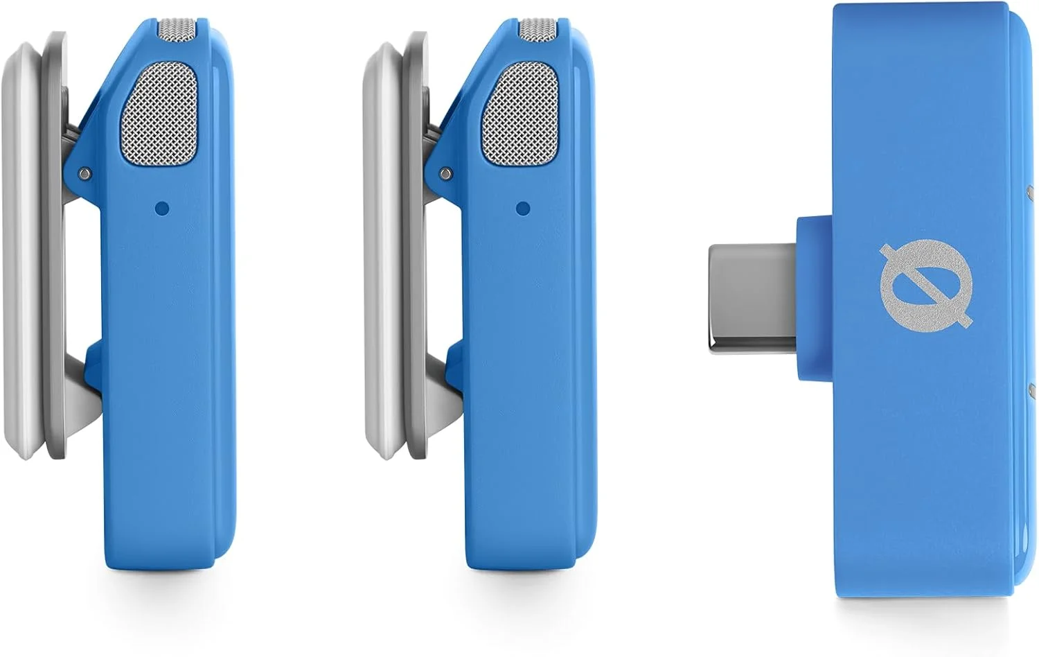 میکروفون بی سیم جمع و جور RØDE - دو میکروفون با جعبه شارژ برای تولید محتوای تلفن هوشمند - USB-C، آبی میکروفون بی سیم جمع و جور RØDE - دو میکروفون با جعبه شارژ برای تولید محتوای تلفن هوشمند - USB-C، آبی