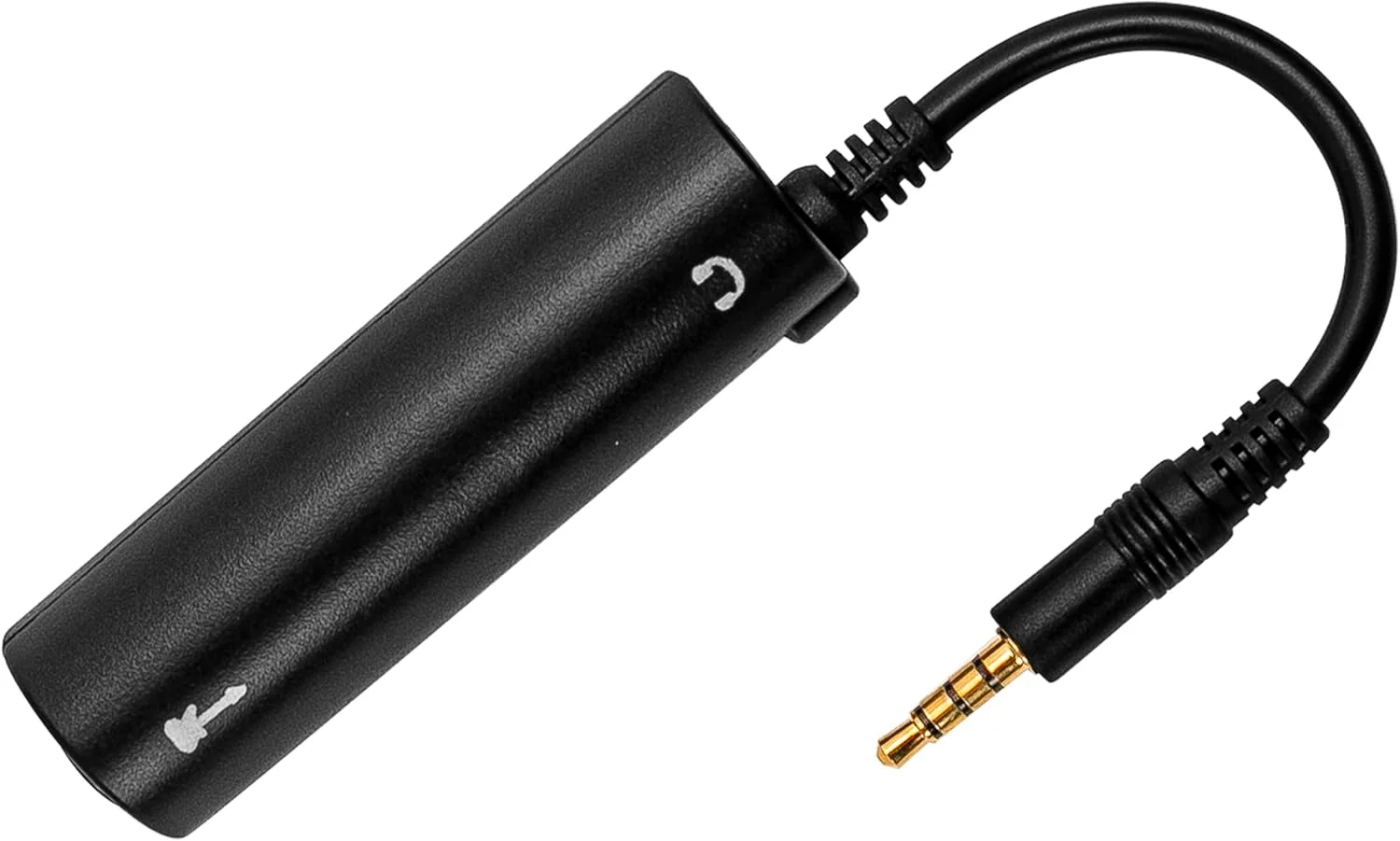 آداپتور رابط گیتار Marsrut، رابط افکت های گیتار، آداپتور جایگزین مبدل رابط گیتار مشکی برای گوشی، رابط صوتی گیتار، فرآوری شده با مد روز