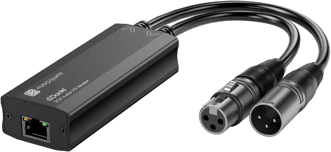 آداپتور صوتی دیجیتال 2 کاناله Dante، 2x2 کانال، سازگار با TAA (MSQ-3400D)