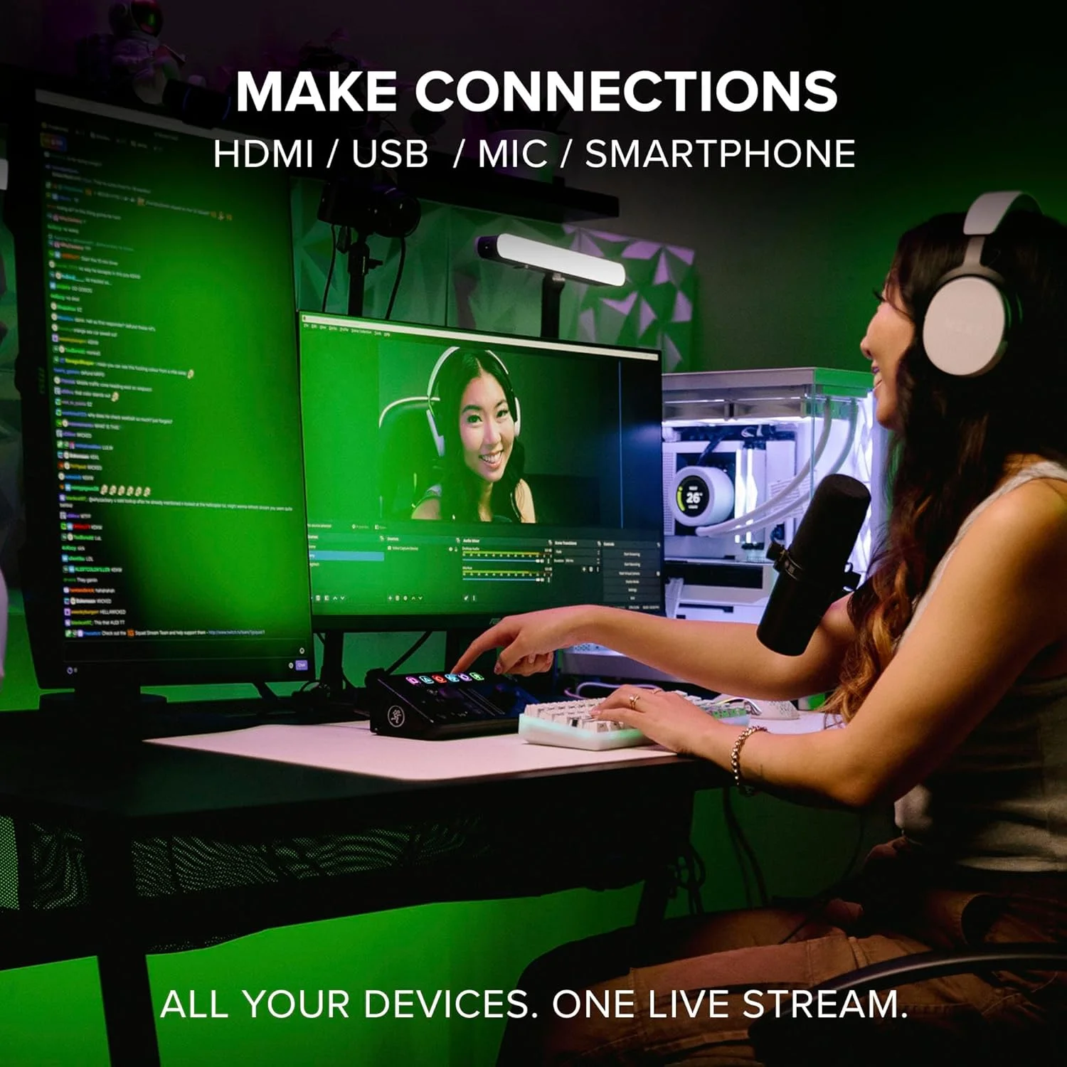 اینترفیس ضبط ویدیو و استریم زنده Mackie MainStream