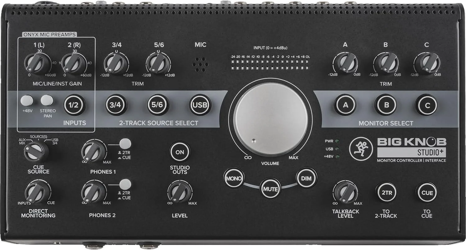 Mackie Big Knob Studio با رابط کنترلر مانیتور