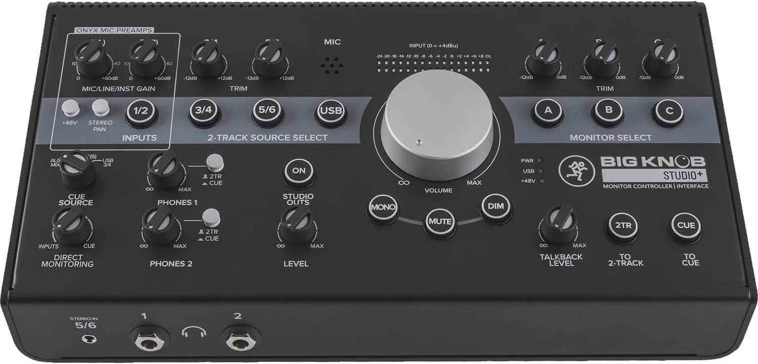 Mackie Big Knob Studio با رابط کنترلر مانیتور
