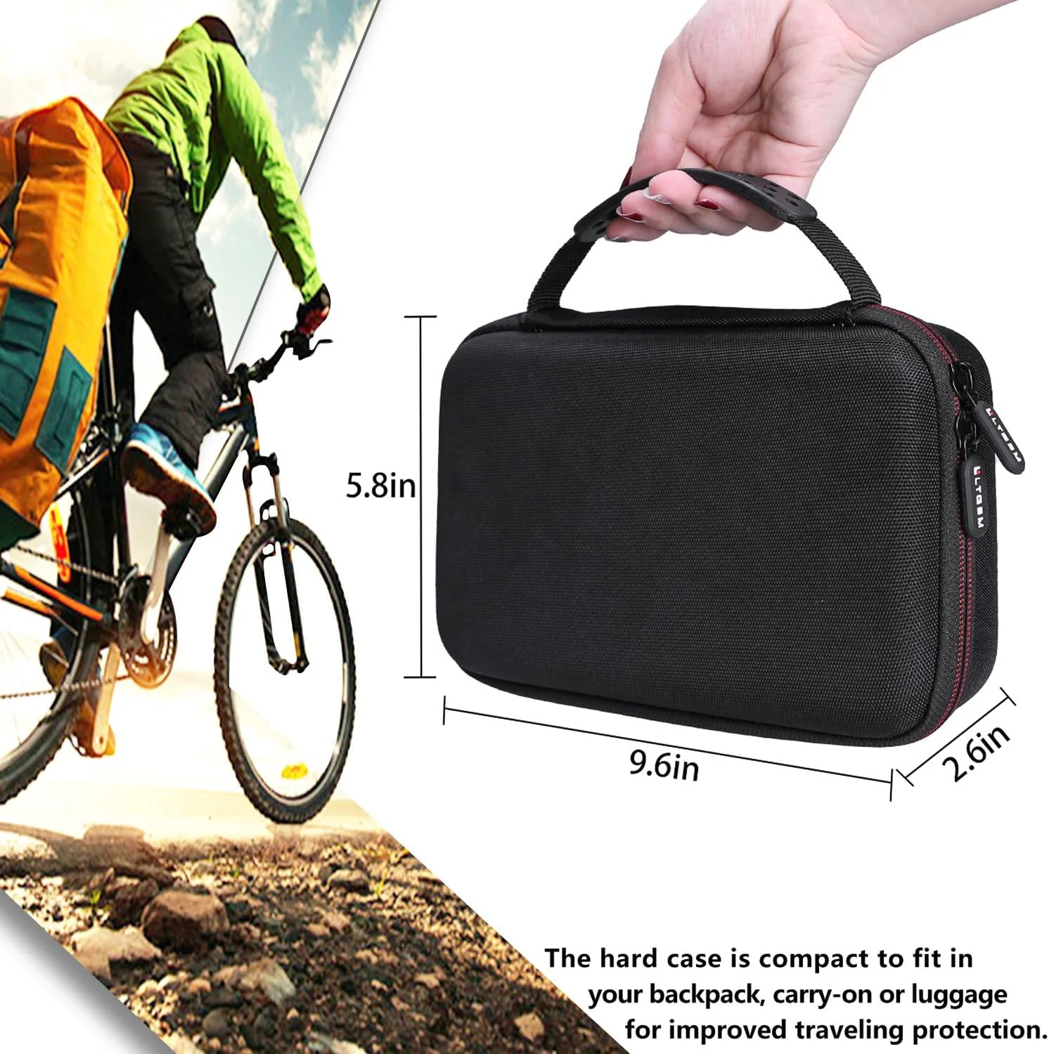 کیف سخت EVA مدل LTGEM برای کارت صدای USB Focusrite Scarlett 4i4 (نسل سوم) - کیف محافظ و قابل حمل