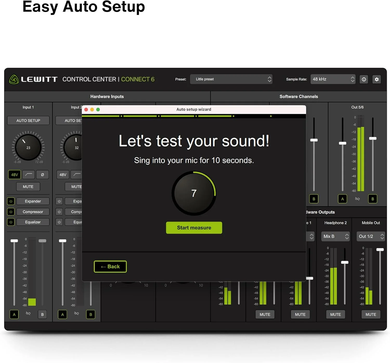اینترفیس صوتی Lewitt Connect 6 Dual USB-C با 6 ورودی/ 6 خروجی، پردازشگر سیگنال دیجیتال (DSP)، ورودی و خروجی موبایل، 2 پری امپ میکروفون، 2 خروجی هدفون، Loopback برای ضبط، استریم و پادکست - سازگار با Mac/PC/iOS/iPadOS/Android اینترفیس صوتی Lewitt Connect 6 Dual USB-C با 6 ورودی/ 6 خروجی، پردازشگر سیگنال دیجیتال (DSP)، ورودی و خروجی موبایل، 2 پری امپ میکروفون، 2 خروجی هدفون، Loopback برای ضبط، استریم و پادکست - سازگار با Mac/PC/iOS/iPadOS/Android