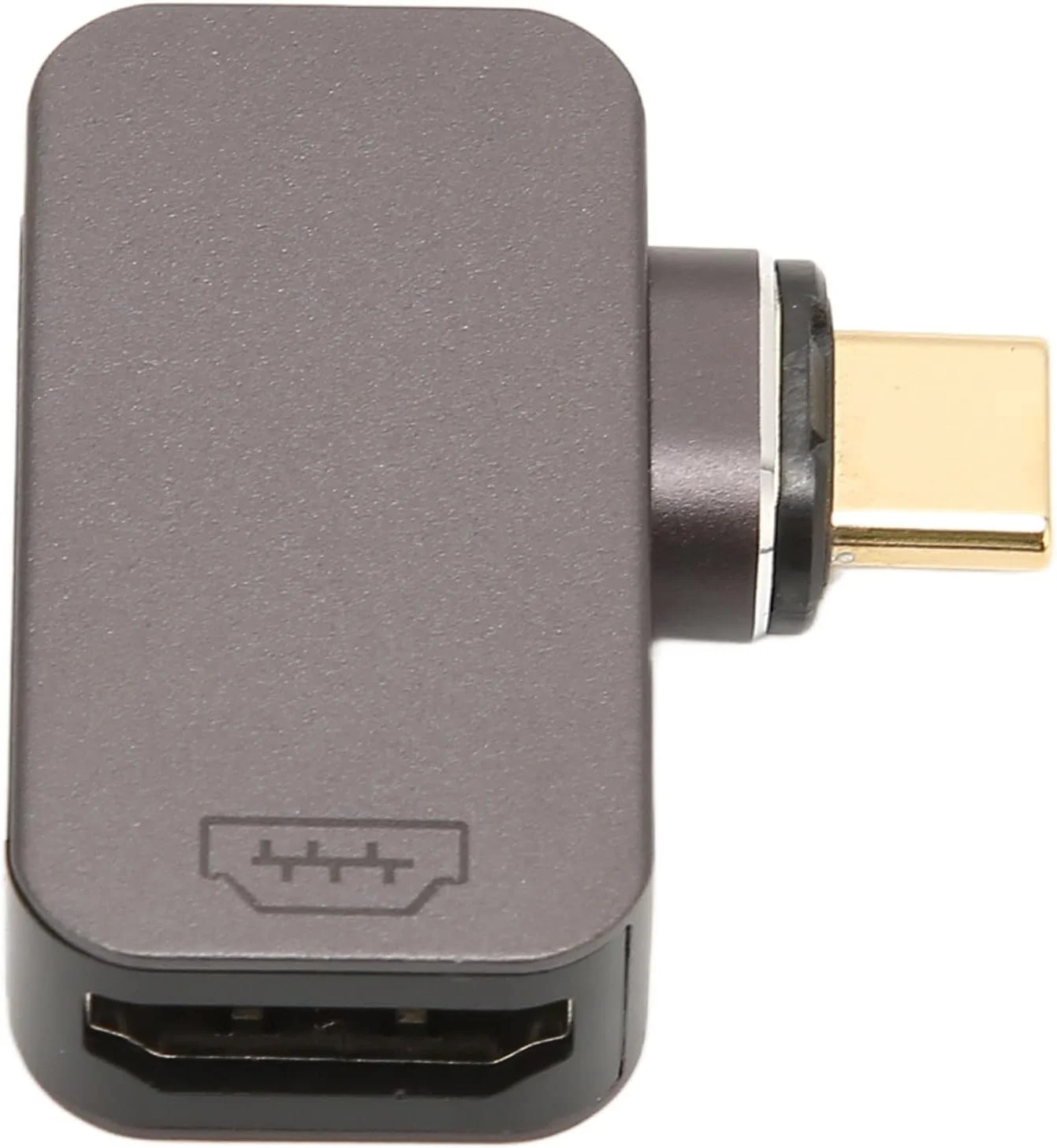 آداپتور رابط چند رسانه ای HD به Type C 24 پین 4K 60Hz مبدل ویدیویی مغناطیسی سازگار با لپ تاپ، تلفن و تلویزیون