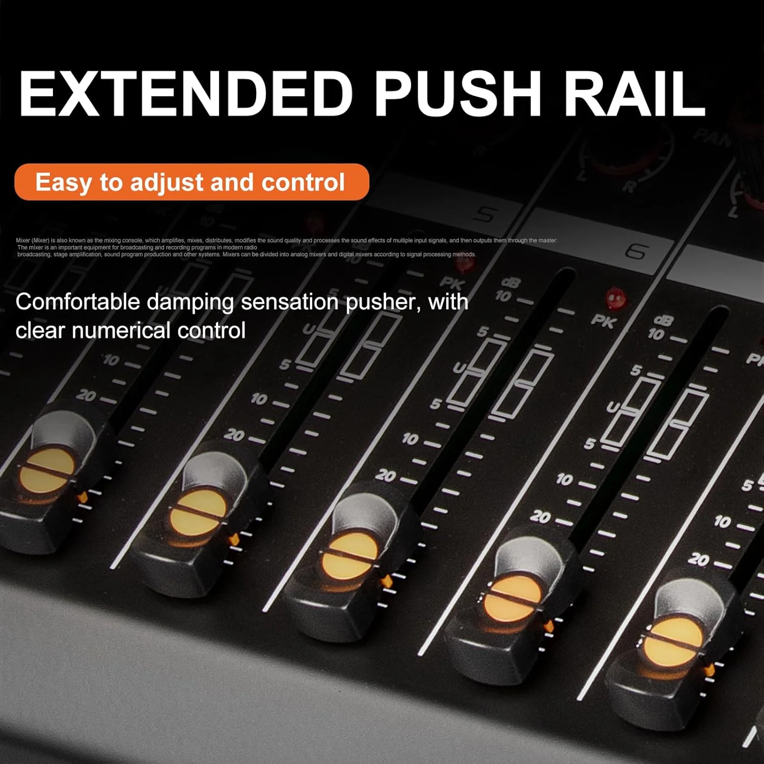 میکسر صوتی 8 کاناله حرفه ای KA8 با USB دیجیتال، ورودی MP3، بلوتوث و فانتوم پاور 48 ولت - ایده آل برای دی جی ها، کلیساها، مدارس و مهمانی ها - عملکرد سطح حرفه ای میکسر صوتی 8 کاناله حرفه ای KA8 با USB دیجیتال، ورودی MP3، بلوتوث و فانتوم پاور 48 ولت - ایده آل برای دی جی ها، کلیساها، مدارس و مهمانی ها - عملکرد سطح حرفه ای