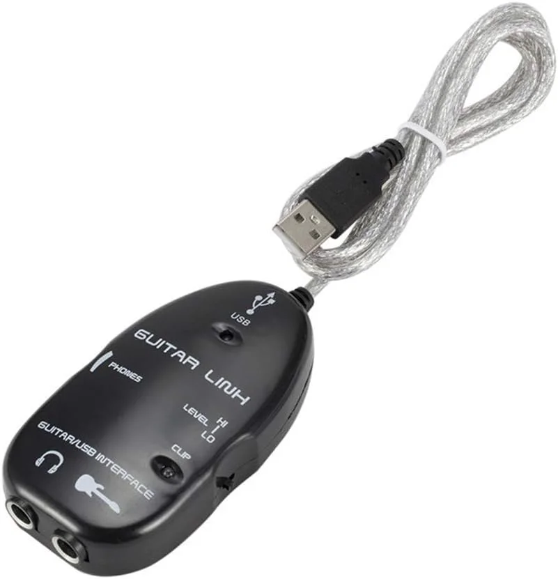 کابل رابط گیتار به USB ایرفورا، آداپتور اتصال صوتی، ضبط کننده برای کامپیوتر/رایانه شخصی