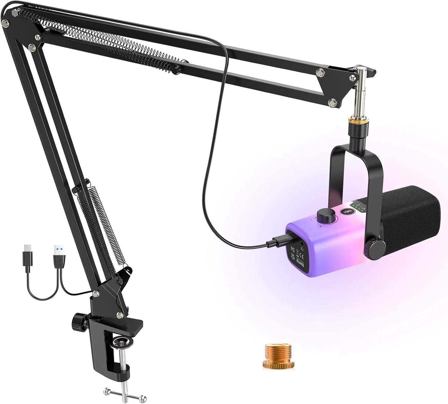 میکروفون USB زیل‌ساند، میکروفون کاندنسر برای استریمینگ، دیسکورد، پادکست، توییچ، یوتیوب