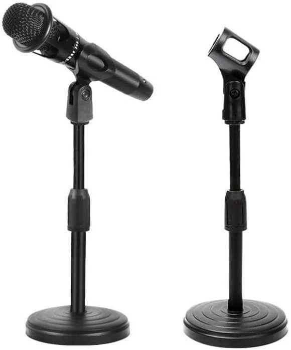 پایه میکروفون رومیزی قابل تنظیم یوول مشکی 10X10X10 سانتی متر مدل 14982