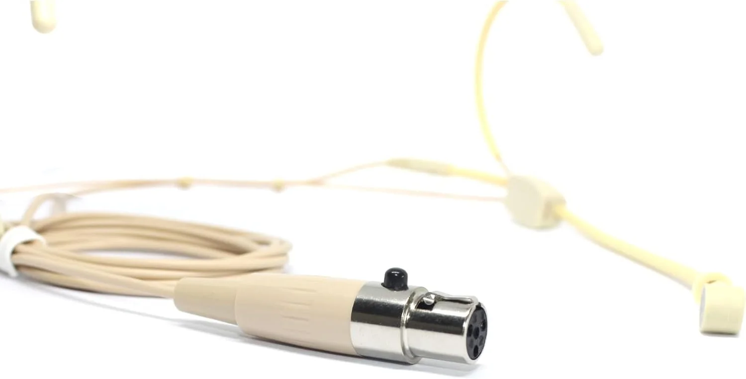 میکروفون هدست 6028، میکروفون کندانسور سرنشین برای سیستم بی سیم Shure، بژ - تک جهته