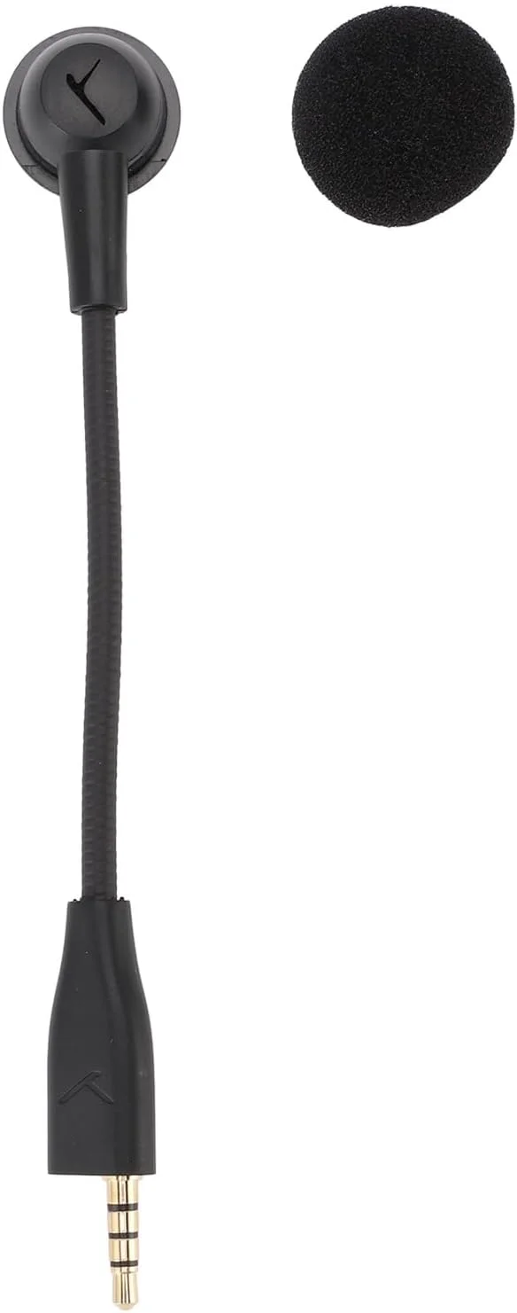 میکروفون جایگزین برای هدست های گیمینگ MMX100 MMX150، شلنگ خرطومی انعطاف پذیر 15 سانتی متری، کانکتور روکش طلای 3.5 میلی متری