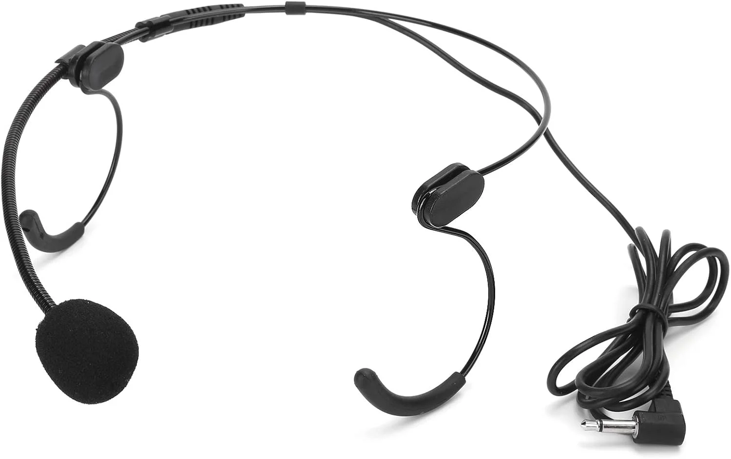 میکروفون کاندنسر هدست با قابلیت حذف نویز، میکروفون سبک وزن با پلاگ 3.5 میلی متری با پاسخ فرکانسی گسترده برای بلندگوی بی سیم، تدریس، مگافون، جلسه، کنفرانس