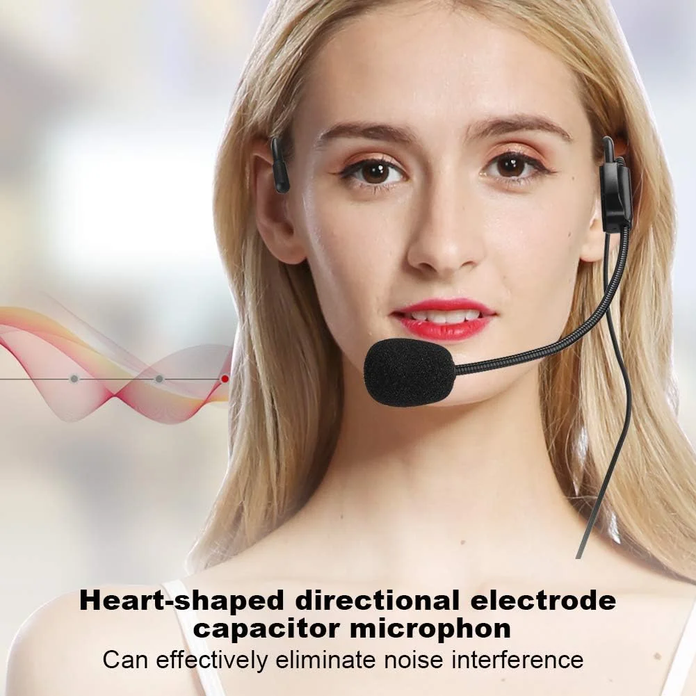 2 عدد میکروفون الکتریکی هدست، میکروفون مینی کندانسور صدا با کانکتور XLR 3pin TA3F، میکروفون تقویت کننده