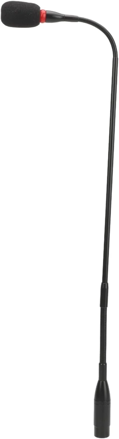 میکروفون گردن غازی، میکروفون کندانسور با دوشاخه مستقیم 3 پین، میکروفون DJ دینامیک با پنبه ضد باد، میکروفون تریبون گردن غازی آلیاژ آلومینیوم