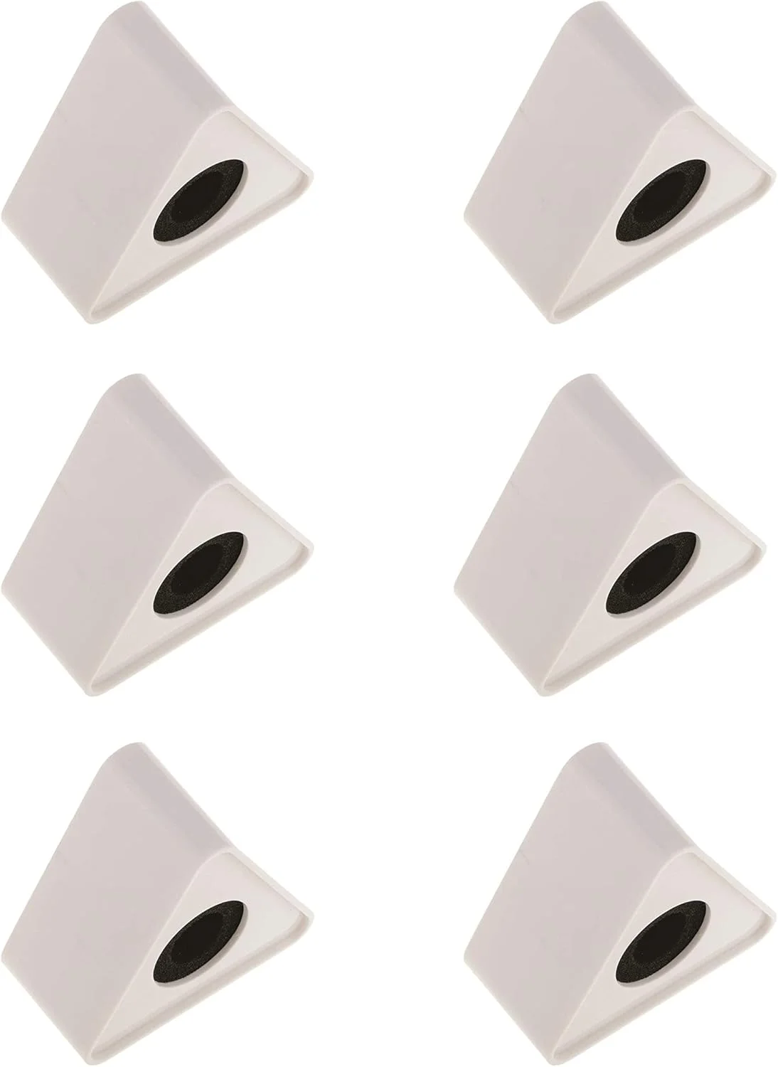 آرم استیشن میکروفون مثلثی قالب گیری تزریقی ABS WON - سفید بسته 6 عددی